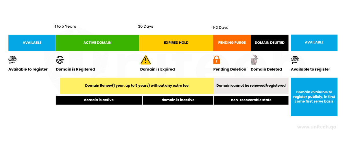 qatar domain life cycle